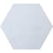 Ghent Hex LINK Powder-Coated Steel Whiteboard, Magnetic, 18'' x 21, Soft Blue HEXS1821SB - alternate 1