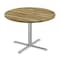Correll Round Cafe Table, 48 in W, 48 in L, 29 in H, Particleboard Top, Colonial Hickory SXT48R-53-98-53 - alternate 1