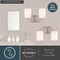 Vaxcel Laurelhurst 2-Light Vanity Light, Satin Nickel, Frosted White Glass, 13.25-In. Wide W0576 - alternate 6