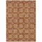 Homeroots 8' X 10' Copper And Beige Floral Washable Indoor Outdoor Area Rug 595982 - alternate 6