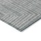 Homeroots 8' Gray And Ivory Round Geometric Washable Indoor Outdoor Area Rug 600830 - alternate 8