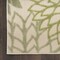 Homeroots 4' X 6' Ivory And Green Floral Indoor Outdoor Area Rug 548151 - alternate 7