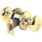 Kwikset Signature Series Polished Brass Bed & Bath Door Knob 730J 3 CP - alternate 3