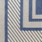 Homeroots 6' X 9' Navy Blue And Ivory Geometric Indoor Outdoor Area Rug 572870 - alternate 6