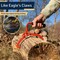 Kings County Tools Log Tongs One-Handed Skidding Tongs w/ Claw Opening & Non-Slip Grip Fireplace Tongs Log Grabber GW54A03-47 - alternate 3