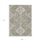 Homeroots 9' X 12' Taupe Beige And Ivory Medallion Washable Indoor Outdoor Area Rug 589054 - alternate 9