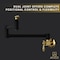 Anzzi Marca 24 in. Dual Swivel Pot Filler in Matte Black Brushed Gold KF-AZ259MBBG - alternate 6