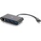 C2G USB C ETHERNET AND 3 PORT USB A HUB BLACK - USB C HUB - USB HUB - USB 3.0 HU 29747 - alternate 2