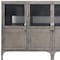 Homeroots 61in Gray Metal Enclosed Storage TV Stand 489500 - alternate 9