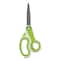 Westcott CarboTitanium Bonded Scissors, 8" Long, 3.25" Cut Length, White/Green Bent Handle 17444 - alternate 7