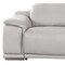 Homeroots 134" Light Gray Top Grain Leather Reclining USB Sofa And Storage 643717 - alternate 6