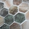 Apollo Tile Lucenza 12x12 in. Green Beige Matte Recycled Glass Hexagon Mosaic Tile (5.28 sq ft/case) 6PK APLGIO88SWRHEXA - alternate 5