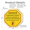 Signmission Danger Confined Space Special Train, 6 inch X 6 inch, Plastic Sign, 2PK OC-P-2PACK-6-44 - alternate 6