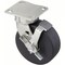 Zoro Select Plate Caster, 1760 lb. Load, Black Wheel P25S-NMB060K-14-WB-DL - alternate 1