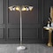 Jonathan Y Vivian 61" 10-Light Mid-Century Modern Iron Medusa Multi Head LED Floor Lamp, White/Brass Gold JYL3096A - alternate 8