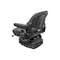 Uni Pro 424 Air Suspension Seat, 12-Volt, Charcoal Gray Fabric 8748 - alternate 4