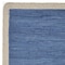 Homeroots 19" Set of Four Blue And Natural Solid With Border Cotton Placemats 548880 - alternate 8