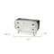 Homeroots 43" Silver Metal Two Drawer Chest 389720 - alternate 5