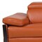 Homeroots 129" Camel Top Grain Leather Reclining Metal USB Sofa 720346 - alternate 5