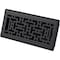 Sierra Grates 4 in. H X 14 in. W Powder Coat Steel, Textured Black Floor Register ORI414-BLK - alternate 1