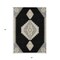 Homeroots 5' X 8' Black Gold And Gray Oriental Washable Indoor Outdoor Area Rug 598383 - alternate 6