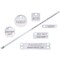 Panduit Mini marker plate, four holes, 304 Stainless, MMP172W38-M, PK 1000 MMP172W38-M - alternate 1