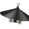 Z-Lite Rialto 5 Light Pendant, Matte Black Outer, Signature Rubbed Brass Inner, 22 In W x 14.5 In H 1953-22MB - alternate 5