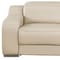 Homeroots 76in Cream and Silver Italian Leather Power Reclining Loveseat 720477 - alternate 4
