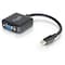C2G C2G Mini DisplayPort to VGA Adapter - 8in - Active - M/F 54315 - alternate 1
