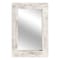 Homeroots 36" White Metal Framed Standing Mirror 565127 - alternate 1