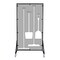 5S Supplies Housekeeping Shadow Board Broom Station V10, Gray / White, Kit, No Text HSB-V10-GRAY/WHITE-KIT-NO TEXT - alternate 1
