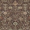 Homeroots 5' X 8' Chocolate Tan And Green Floral Washable Indoor Outdoor Area Rug 603408 - alternate 6