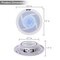Pyle Pyle Marine Speakers, 6.5 Inch Waterproof, LED Lights, 240W, Low Profile, Slim Style - White Pair PLMRS63WL - alternate 7