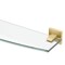 Gatco Elevate Vanity Glass Shelf, Brushed Brass 4066 - alternate 2