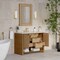 James Martin Vanities Solene 48" Single Vanity, Seaside Oak, w/ 3 CM Siberian Silestone Top D225-V48-SSO-3SFR - alternate 7