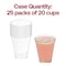Smarty Had A Party 2 oz. Clear Square Bottom Disposable Plastic Shot Cups (500 Cups), 500PK 6951R-CASE - alternate 8