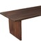 Homeroots 120" Brown Solid Wood Double Pedestal Base Dining Table 635865 - alternate 4