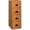 Fireking 4 Drawer, 1 Hr Fire & impact rated, 22" depth, Ltr/Lgl Knotty Pine 4R1822-CKP - alternate 1