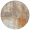 Homeroots 8' Copper Ivory And Brown Round Abstract Washable Indoor Outdoor Area Rug 603619 - alternate 8