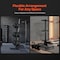 Vevor Vertical Weight Plate Rack Home Gym Barbell Storage with Wheels 1000 lbs YFRK-B34 - alternate 4