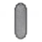 Homeroots 12" X 4" Gray and Brown Womens Room Metal Wall Decor 483333 - alternate 1