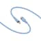 Monoprice USB Gen 2 USB-C to USB-C Silicone Cable 6ft Blue 47195 - alternate 3