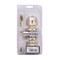 Prosource Passage Knob, Metal, Polished Brass, 2-3/8 to 2-3/4 in Backset, 1-3/8 to 1-3/4 in Thick Door T3730V-PS - alternate 3
