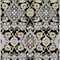 Homeroots 3' X 5' Black Gray And Brown Oriental Washable Indoor Outdoor Area Rug 597662 - alternate 7