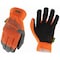 Mechanix Wear Hi-Viz FastFit(R) Mechanics Gloves, Synthetic Leather Palm, TrekDry Back, 12, Orange SFF-99-012 - alternate 1
