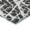 Homeroots 8' X 10' Black and White Abstract Washable Non Skid Indoor Outdoor Area Rug 559241 - alternate 8