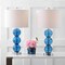 Jonathan Y Bella 27" Glass Triple-Sphere LED Table Lamp, Cobalt Blue/Chrome, 2PK JYL1070E-SET2 - alternate 9