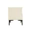Manhattan Comfort Amara Nightstand in Cream and Natural Oak NS006-CR - alternate 8