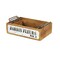 Homeroots Set of Three Brown Solid Wood Crate, 3PK 487679 - alternate 5