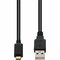 Add-On AddOn 2m (6.6ft) USB C Male to USB A 2.0 Male Sync and Charge Black Cable USBC2USB2MB - alternate 1